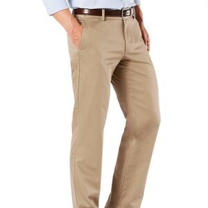 Dockers Men's Signature Straight No Crease Khaki Pants in size 34x34